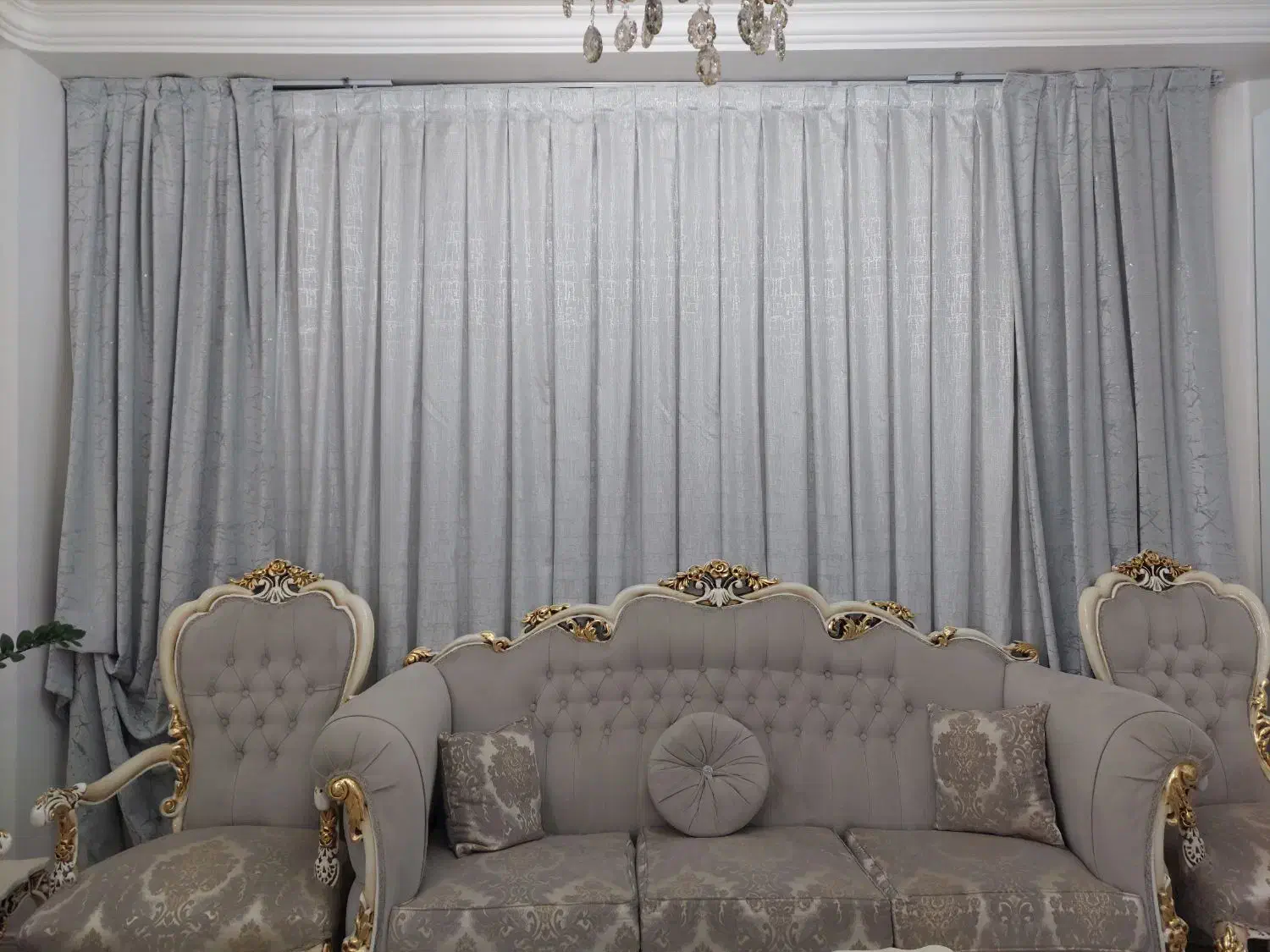 پرده پذیرایی|پرده، رانر، رومیزی|بوئین زهرا, |دیوار