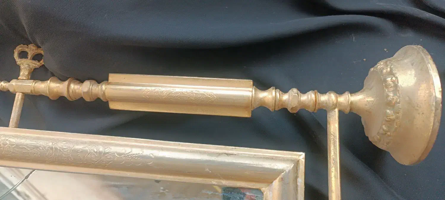 آینه شمعدان خیلی قدیمی|آینه|قم, الوندیه و گذر صادق|دیوار