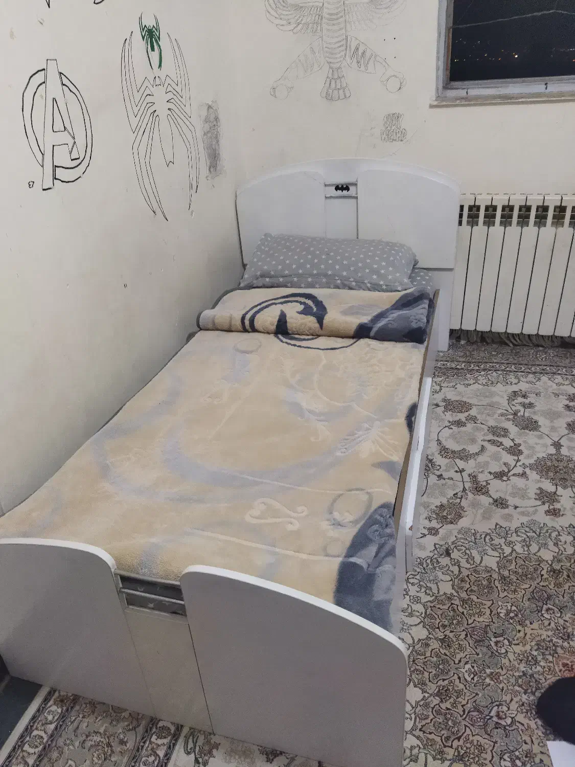 دو عدد تخت تک نفره|تشک تختخواب|لواسان, |دیوار