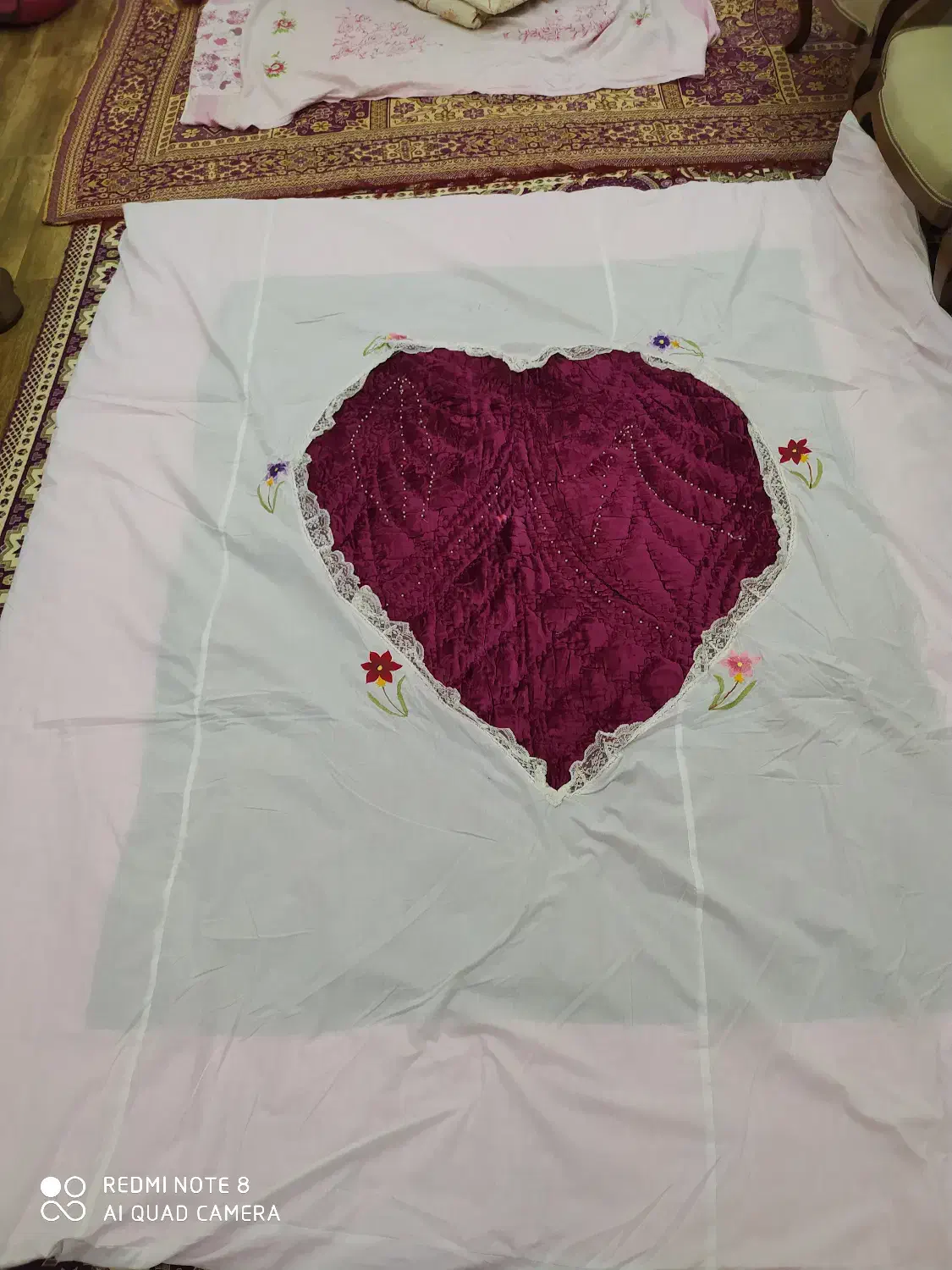 دوعددلحاف دونفره شیک و تمیز|رختخواب، بالش، پتو|کیار, |دیوار