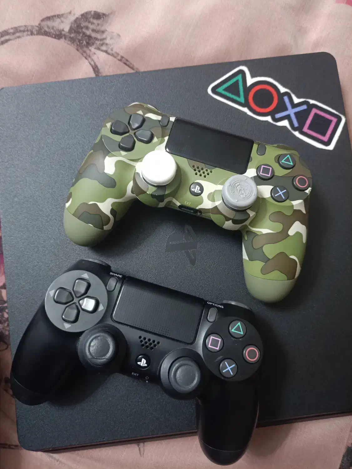 ps4 اسلیم با دو دسته اصل و کیف درحد آک|کنسول، بازی ویدئویی و آنلاین|اردبیل, |دیوار