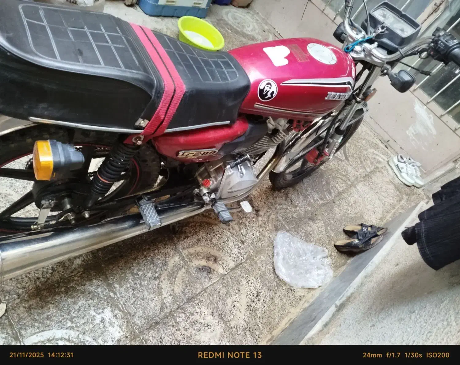 هندا۲۰۰|موتورسیکلت|اصفهان, حصه شمالی|دیوار