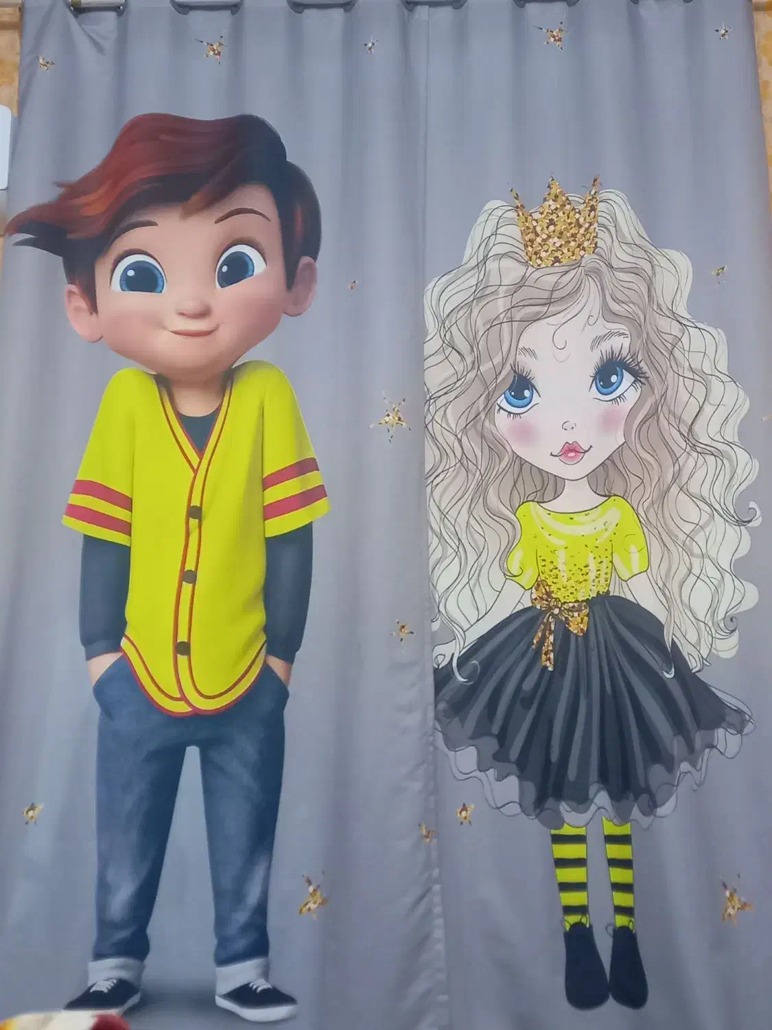 پرده اتاق خواب بچگانه|پرده، رانر، رومیزی|خرمشهر, |دیوار