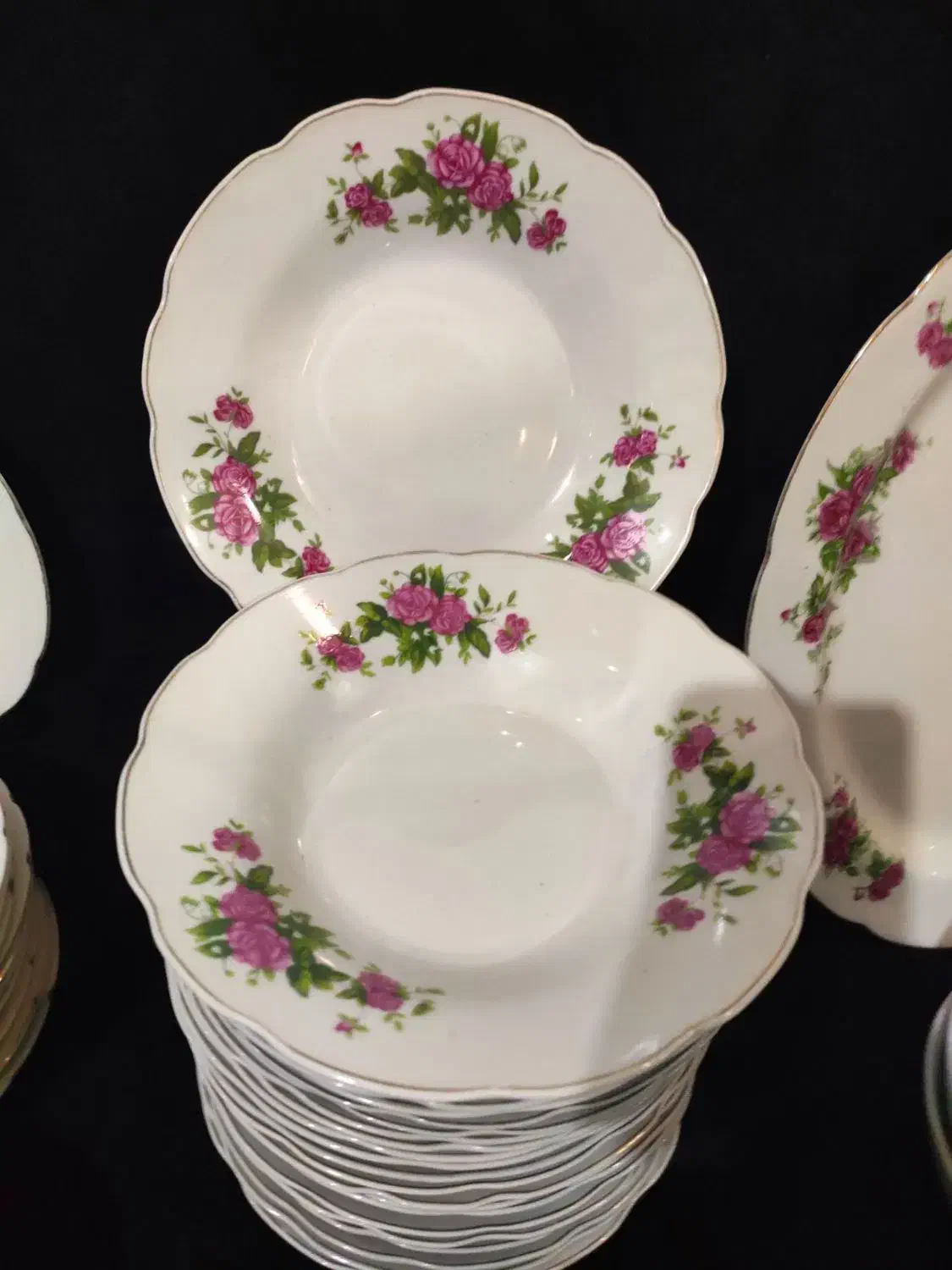 سرویس گل سرخی|ظروف سرو و پذیرایی|ساوه, |دیوار