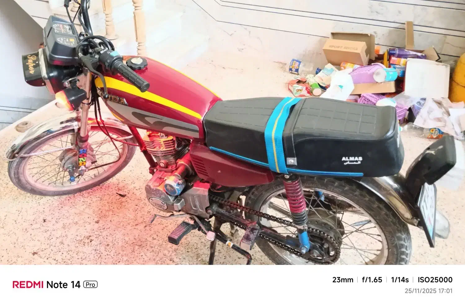 موتور مزایده|موتورسیکلت|نجفآباد, کهریزسنگ|دیوار