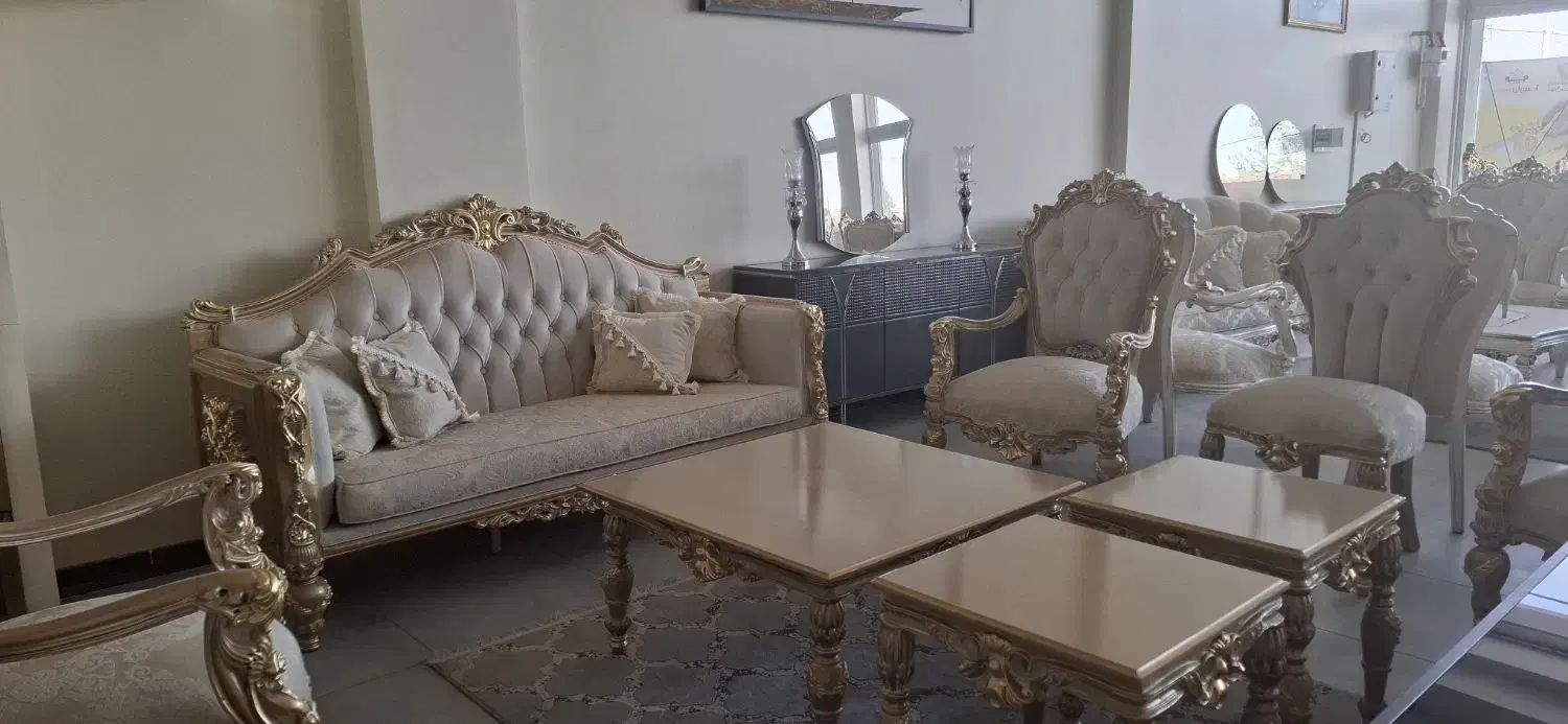 انواع مبلمان کلاسیک|مبلمان خانگی و میز عسلی|یزد, |دیوار