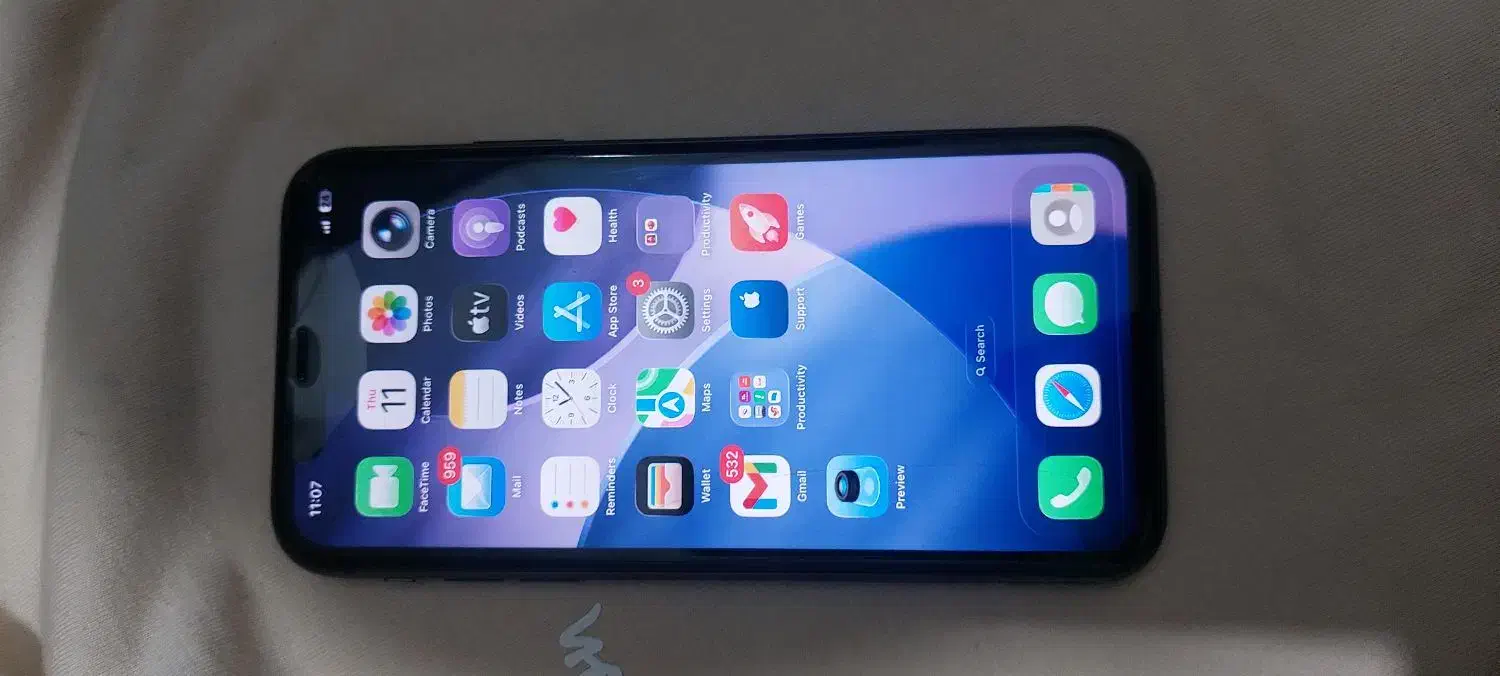 آیفون ۱۱ نرمال مشکی بدون باز شدگی تخفیف پای معامله|موبایل|شوشتر, |دیوار