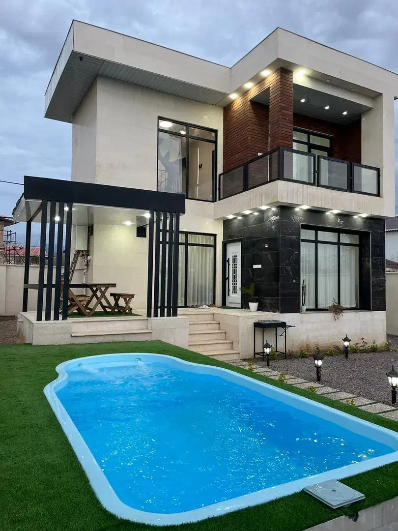 اجاره عمارت استخر دار رو باز تراس دلنشین|اجارهٔ کوتاهمدت ویلا و باغ|رشت, کوی مهر|دیوار