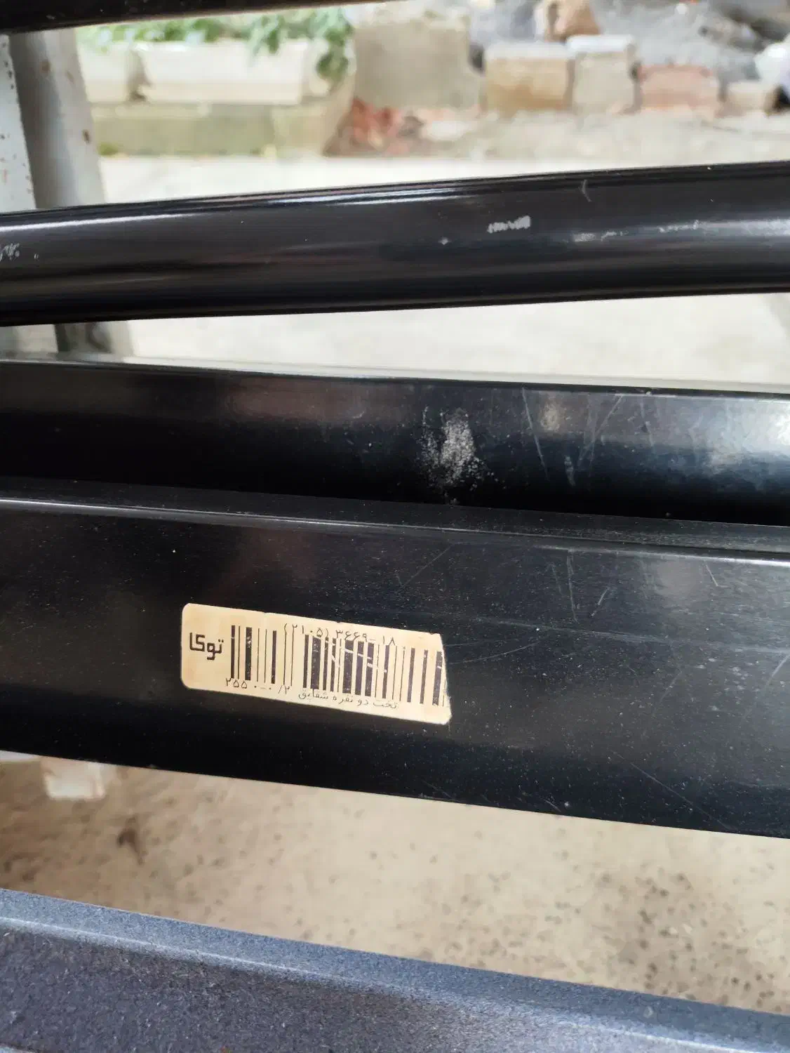 تخت خواب دونفره و یک  عدد تک نفره  همه فلزی|تخت و سرویس خواب|نوشهر, |دیوار