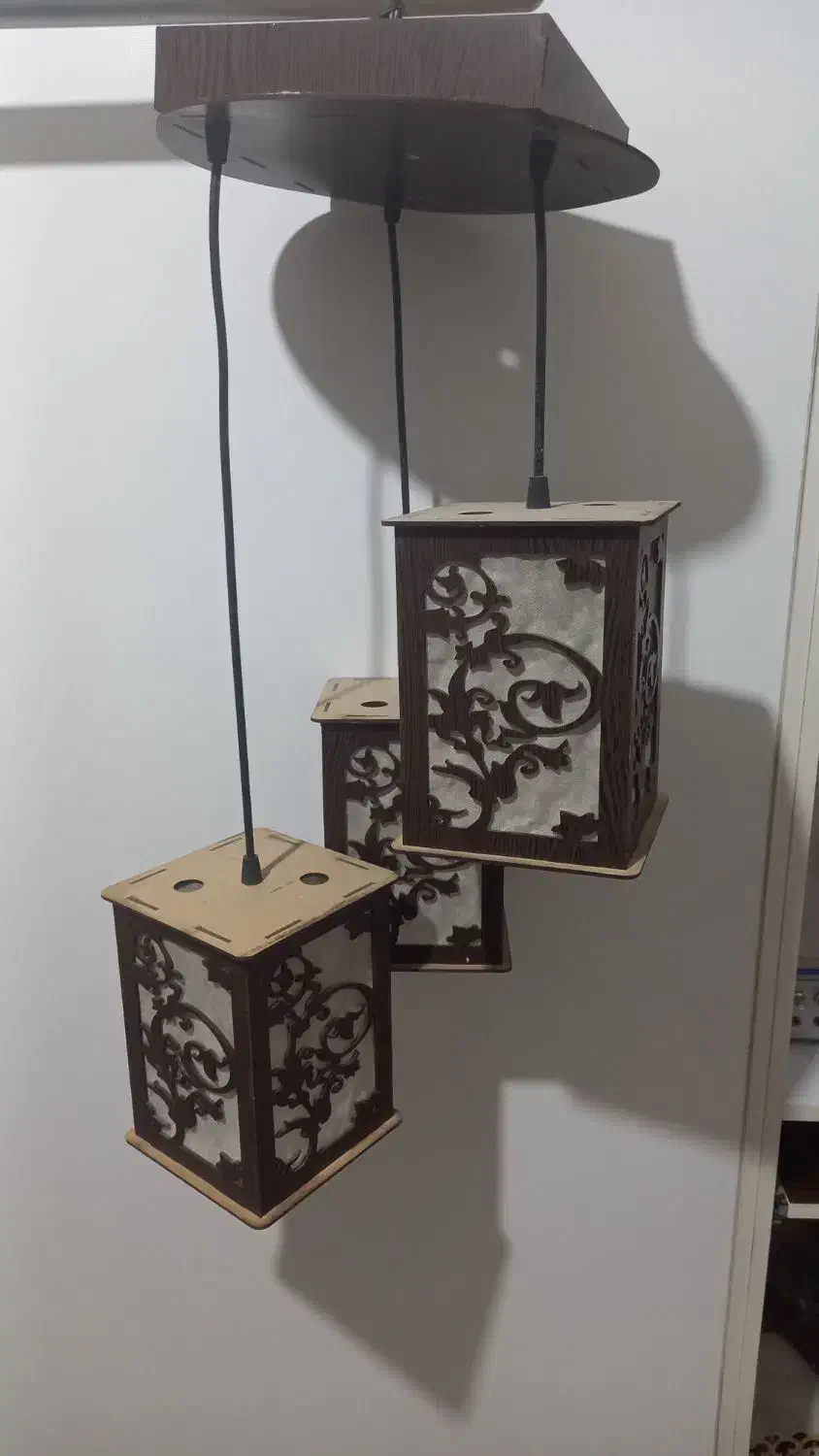 لوستر فانتزی|لوستر و چراغ آویز|اراک, |دیوار