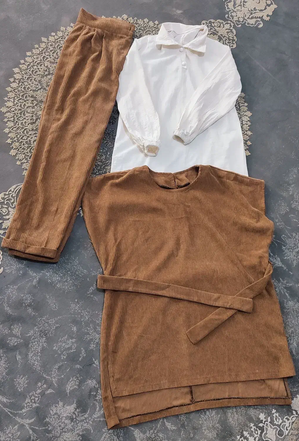 ۳ تیکه شومیز شلوار پاییزی|لباس|زاهدان, |دیوار