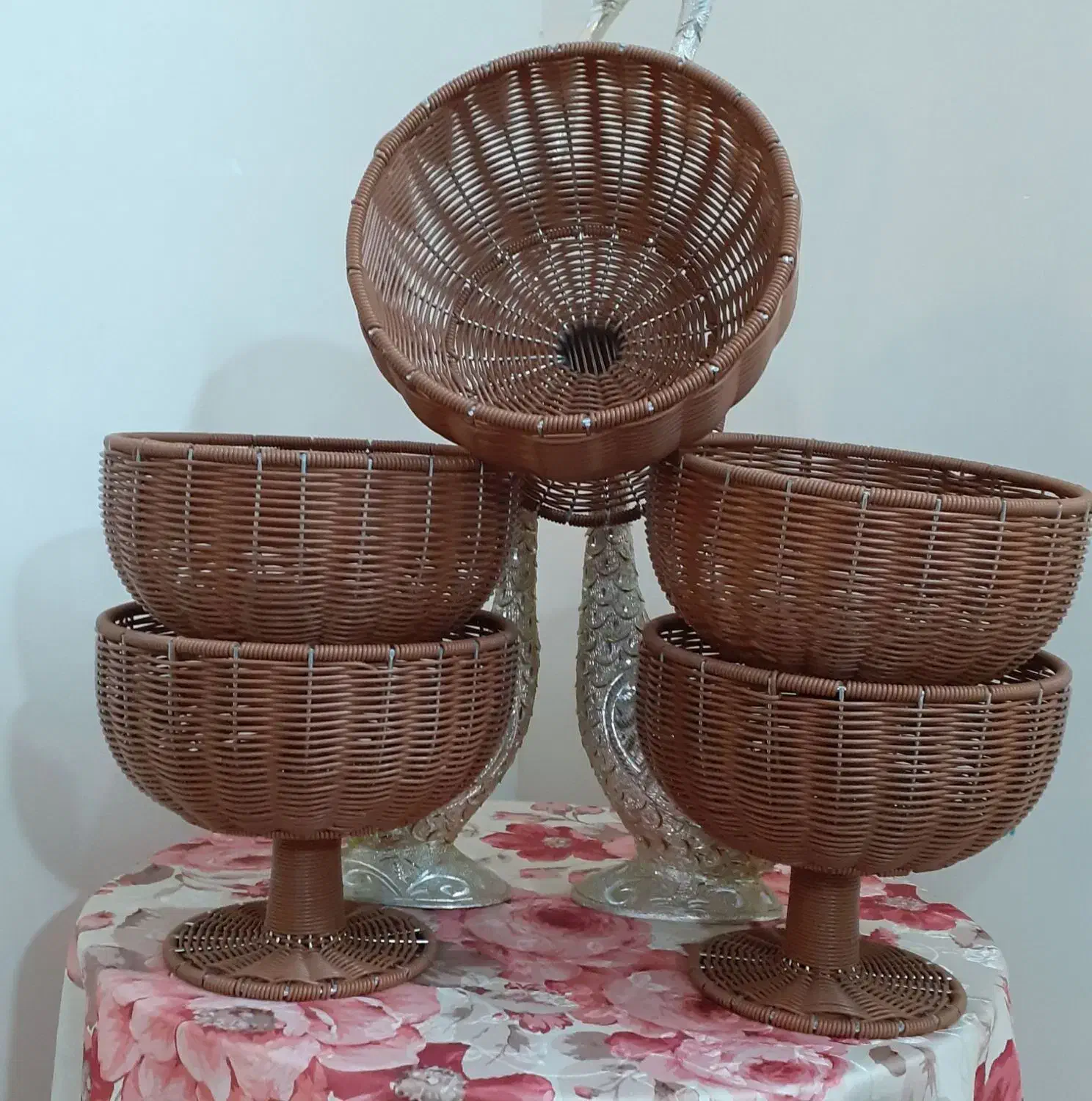 فروس سبد دستباف|صنایع دستی و سایر لوازم تزئینی|شیراز, درکی|دیوار