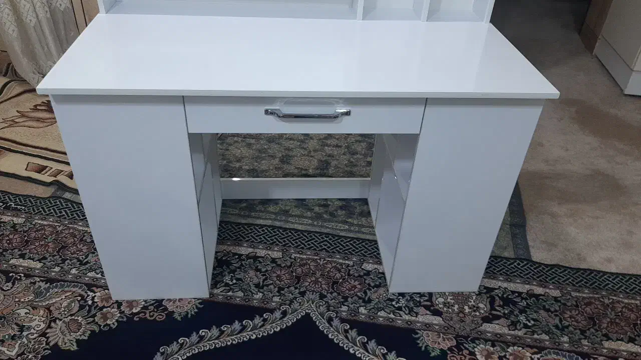 فروش میز مطالعه کتابخانه ای هویزه|کتابخانه، شلف، قفسههای دیواری|اهواز, فتح|دیوار