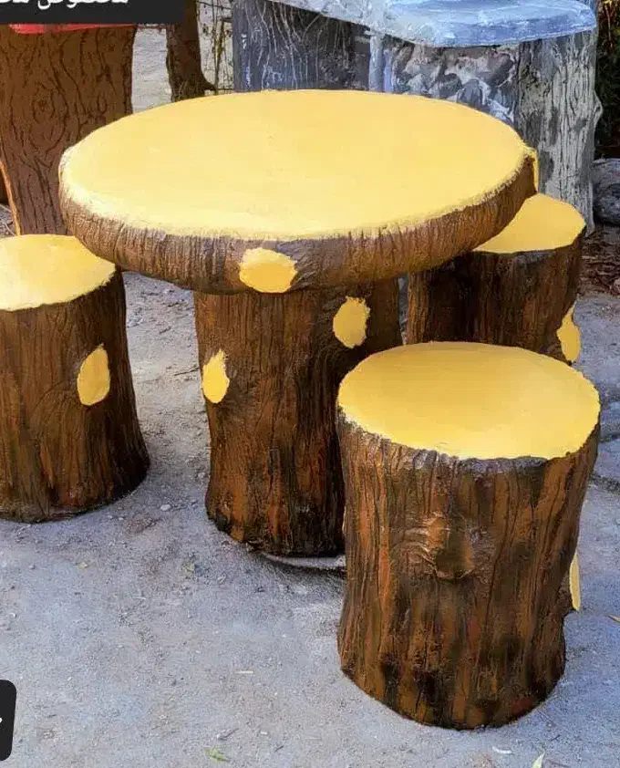 میز و صندلی و نیمکت سیمانی|مبلمان خانگی و میز عسلی|بندرعباس, |دیوار