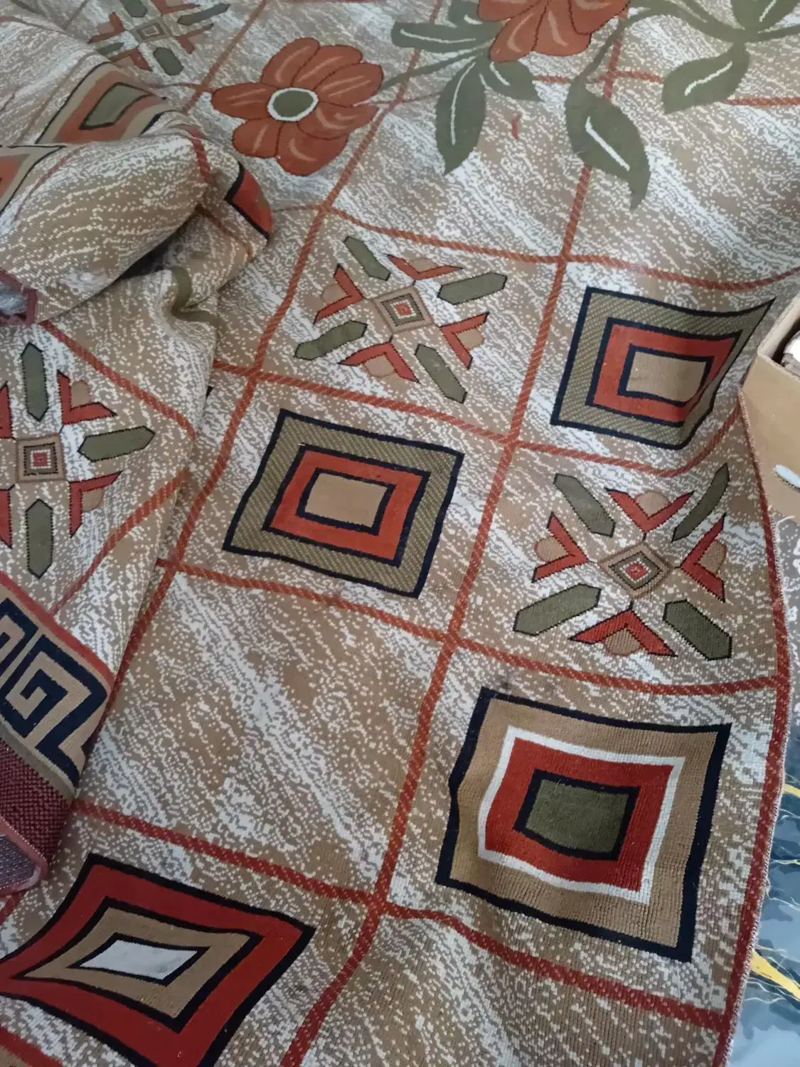 فرش طرح گلیم|فرش|قرچک, مهدیه|دیوار