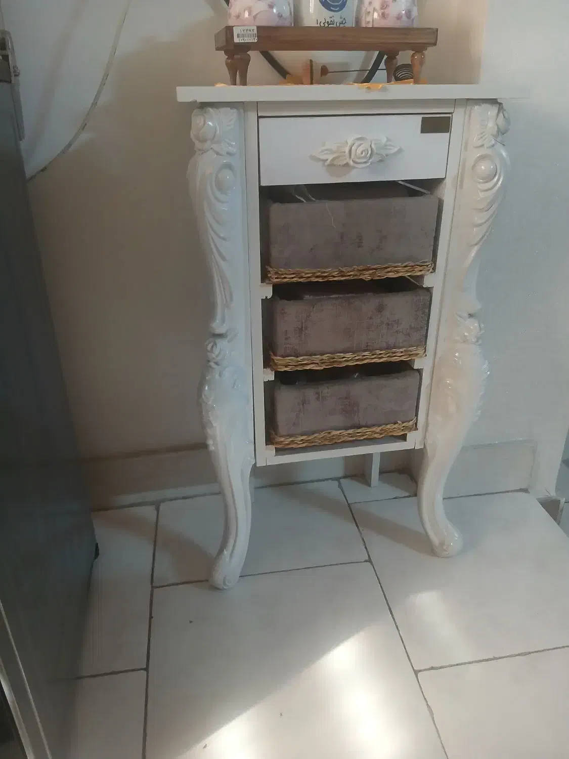 سبد سیب زمینی وپیاز|کتابخانه، شلف، قفسههای دیواری|مشهد, نوید|دیوار