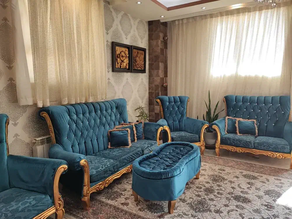 مبل ۷ نفره|مبلمان خانگی و میز عسلی|گلپایگان, |دیوار