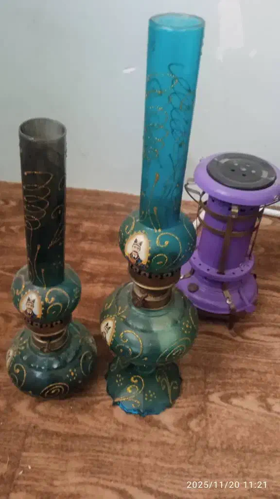 لامپا شیشه ای یکی نو یکی دست دوم|لامپ و چراغ|نگین شهر, |دیوار