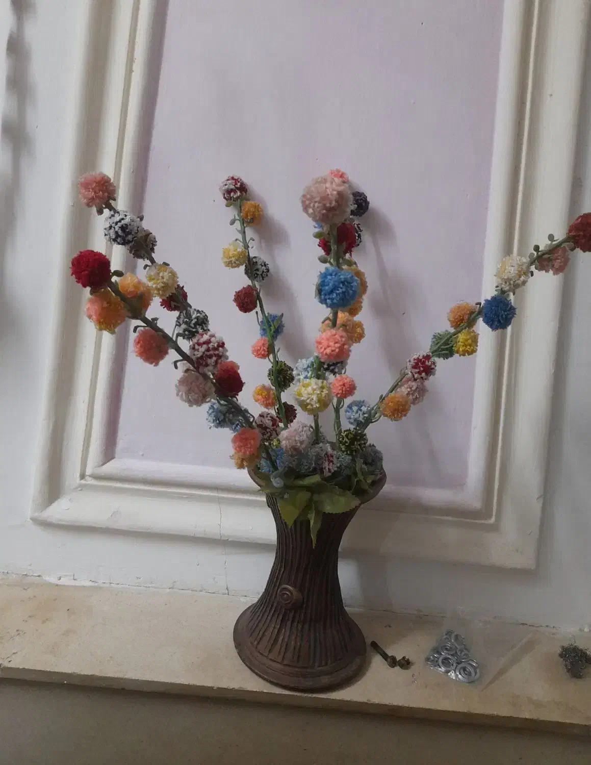 گلها و گلدانهای زیبا و ارزان قیمت|گل مصنوعی|مشهد, هنرور|دیوار