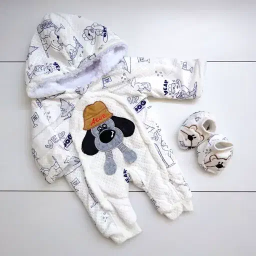 ست کاپشن و پاپوش گرم نوزادی 800ت|اسباب و اثاث بچه|مشهد, طلاب|دیوار