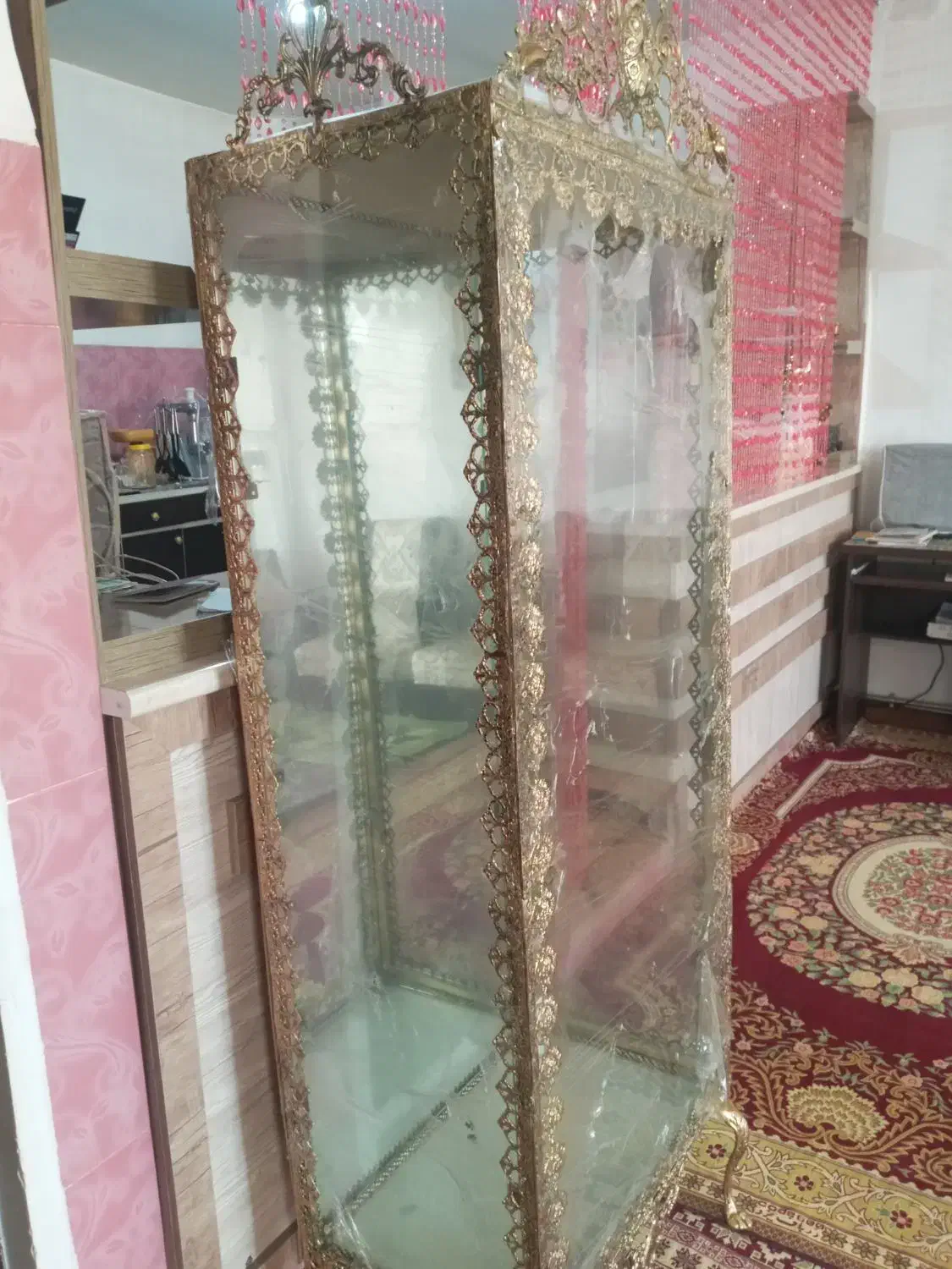 بوفه برنزی|بوفه، ویترین، کنسول|خوی, |دیوار