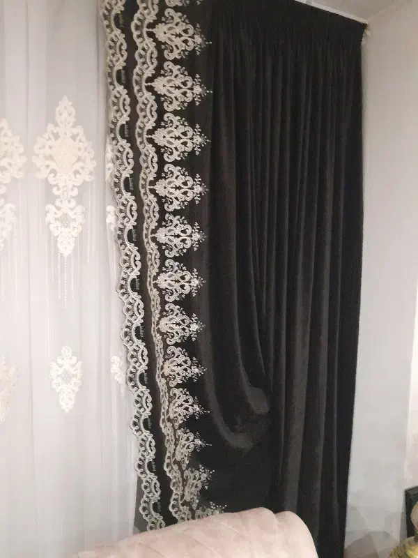 پرده در حد نو با آستر|پرده، رانر، رومیزی|فردیس, سرحدی|دیوار