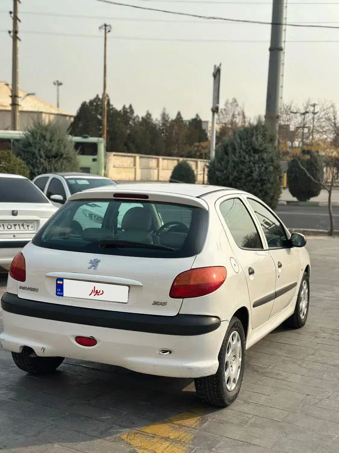 206 مدل ۱۳۸۸|خودرو سواری و وانت|اندیشه, اندیشه فاز ۳|دیوار