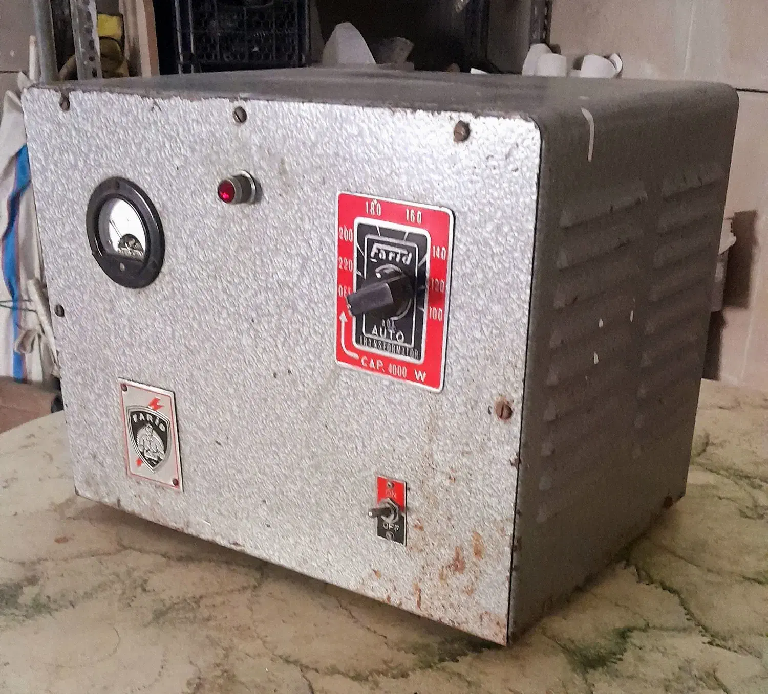 ترانسفورماتور تثبیت ولتاژ یا استابلایزر سلکتوری|ماشینآلات صنعتی|فولادشهر, A4|دیوار