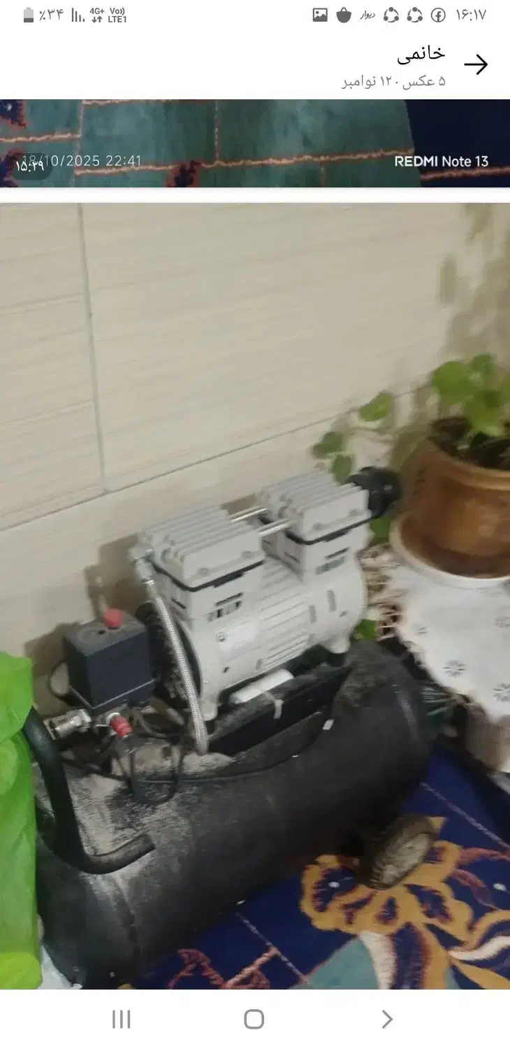 یک عدد پمپ باد مینی. سایلنت .پرقدرت قابل حمل|ماشین‌آلات صنعتی|چهاردانگه (تهران), |دیوار