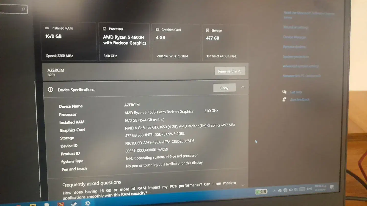 لپتاپ لنوو gaming 3|رایانه همراه|کرج, ساسانی (قلمستان)|دیوار