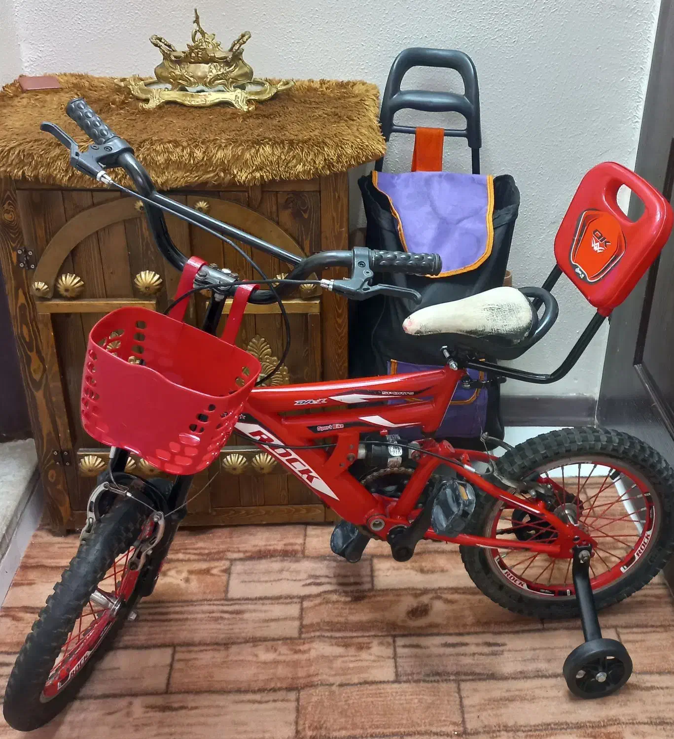 دوچرخه ۱۶ کمک فنر دار خارجی در حد نو|دوچرخه، اسکیت، اسکوتر|هشتگرد, شهرک گلها|دیوار