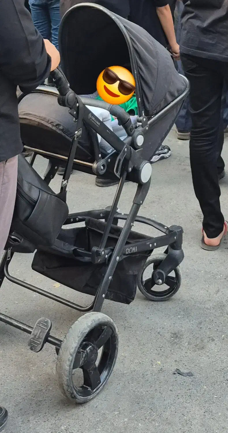 کالسکه مشکی روما دلیجان|کالسکه و لوازم جانبی|همدان, |دیوار