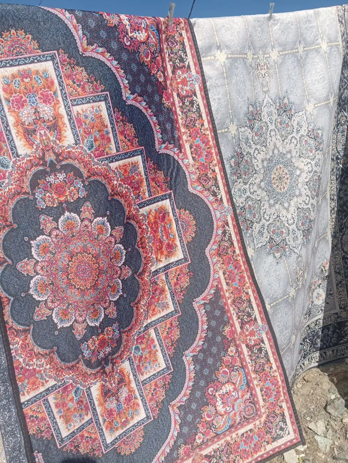 قالیچه نمدی جنس اصل|فرش|کامیاران, |دیوار