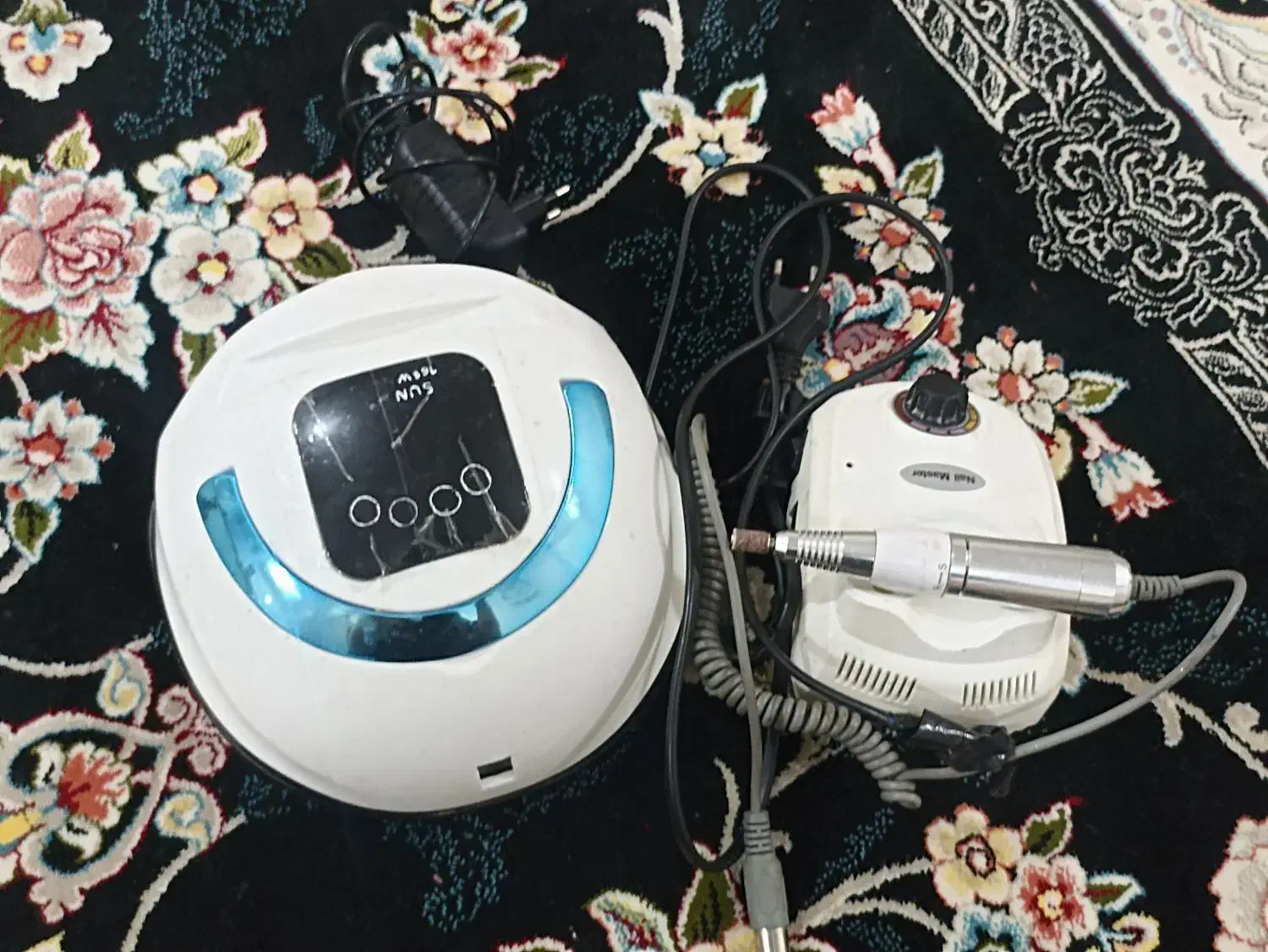 دستگاه ناخن کاری با تمام وسایل ولاک|آرایشی، بهداشتی، درمانی|دزفول, |دیوار