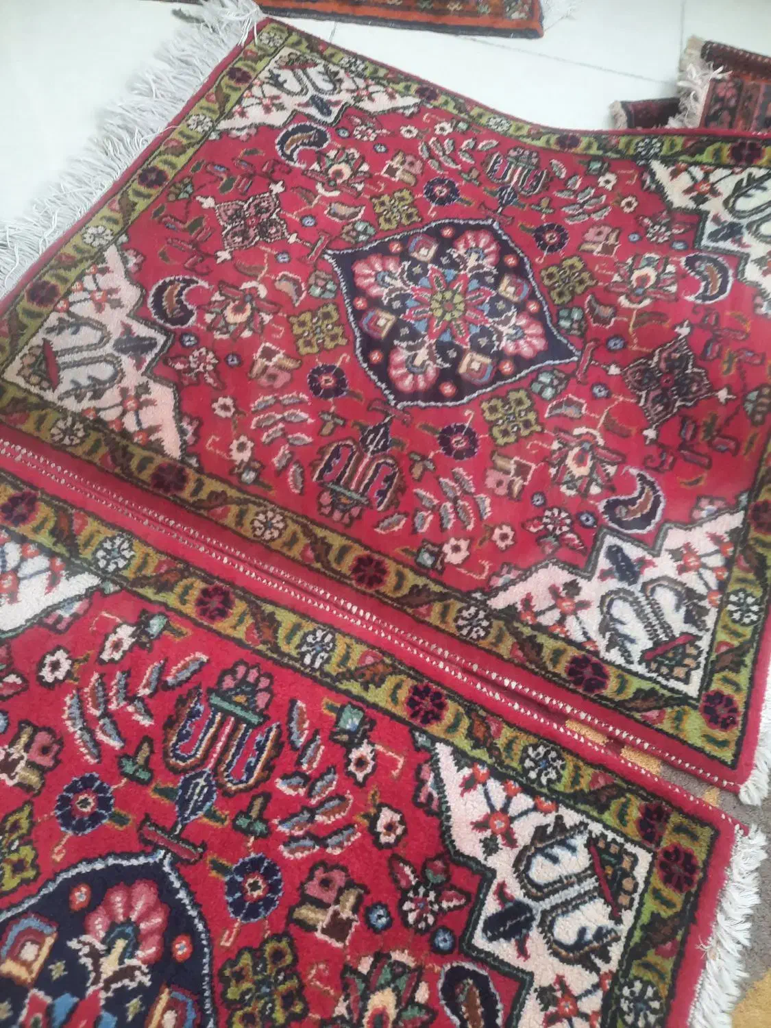 جفت فرش|پشتی|تبریز, |دیوار