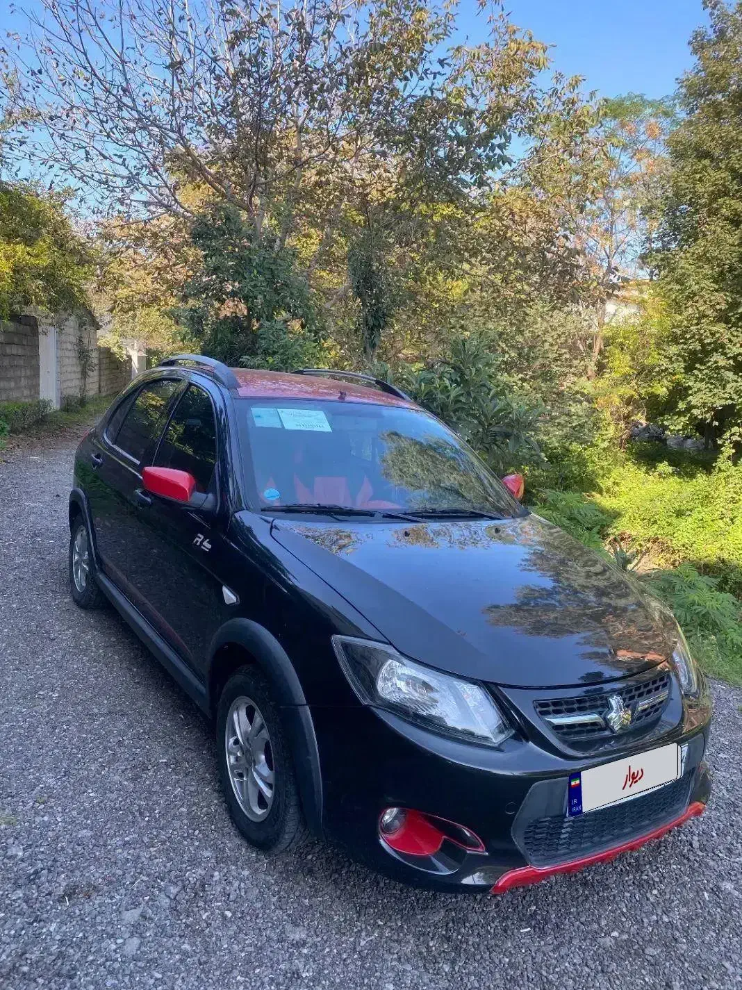 کوئیک R مشکی قرمز|خودرو سواری و وانت|نور, |دیوار