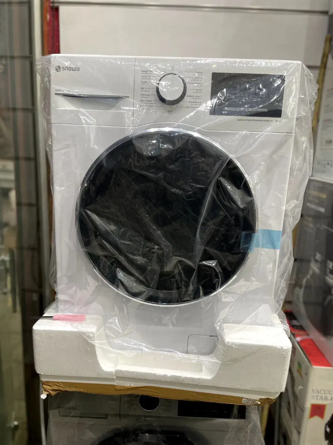 لباسشویی 8کیلویی اسنوا 24ماه گارانتی|ماشین لباسشویی و خشک‌کن لباس|قم, شاه ابراهیم|دیوار