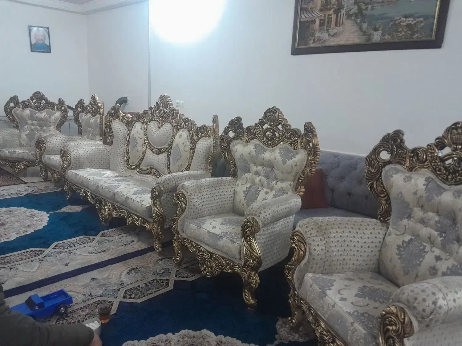 مبل هفت نفره کار تهران|مبلمان خانگی و میز عسلی|تربت‌حیدریه, رضاشهر|دیوار