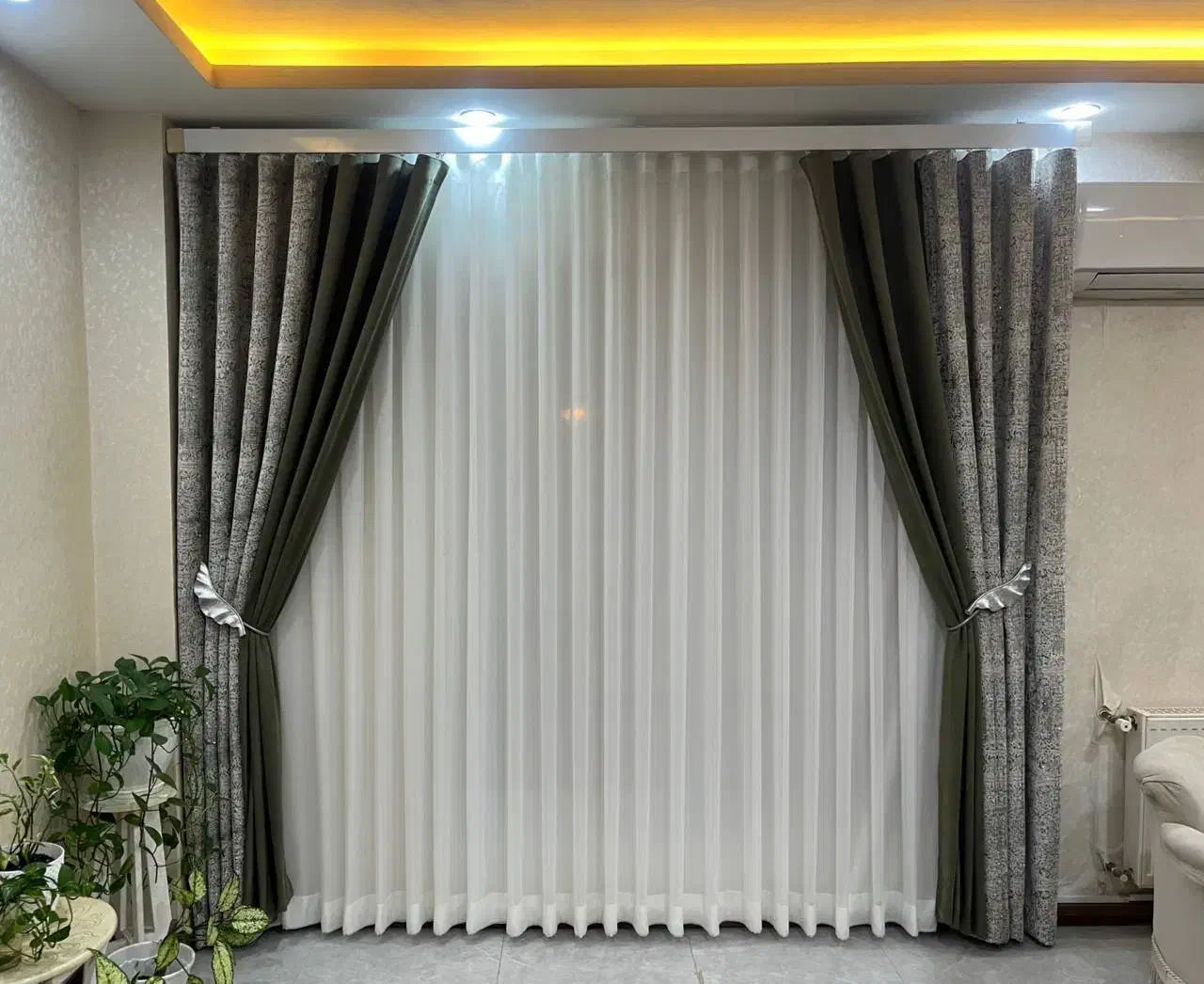 پرده مینمال دوخت و نصب پرده|پرده، رانر، رومیزی|فومن, |دیوار