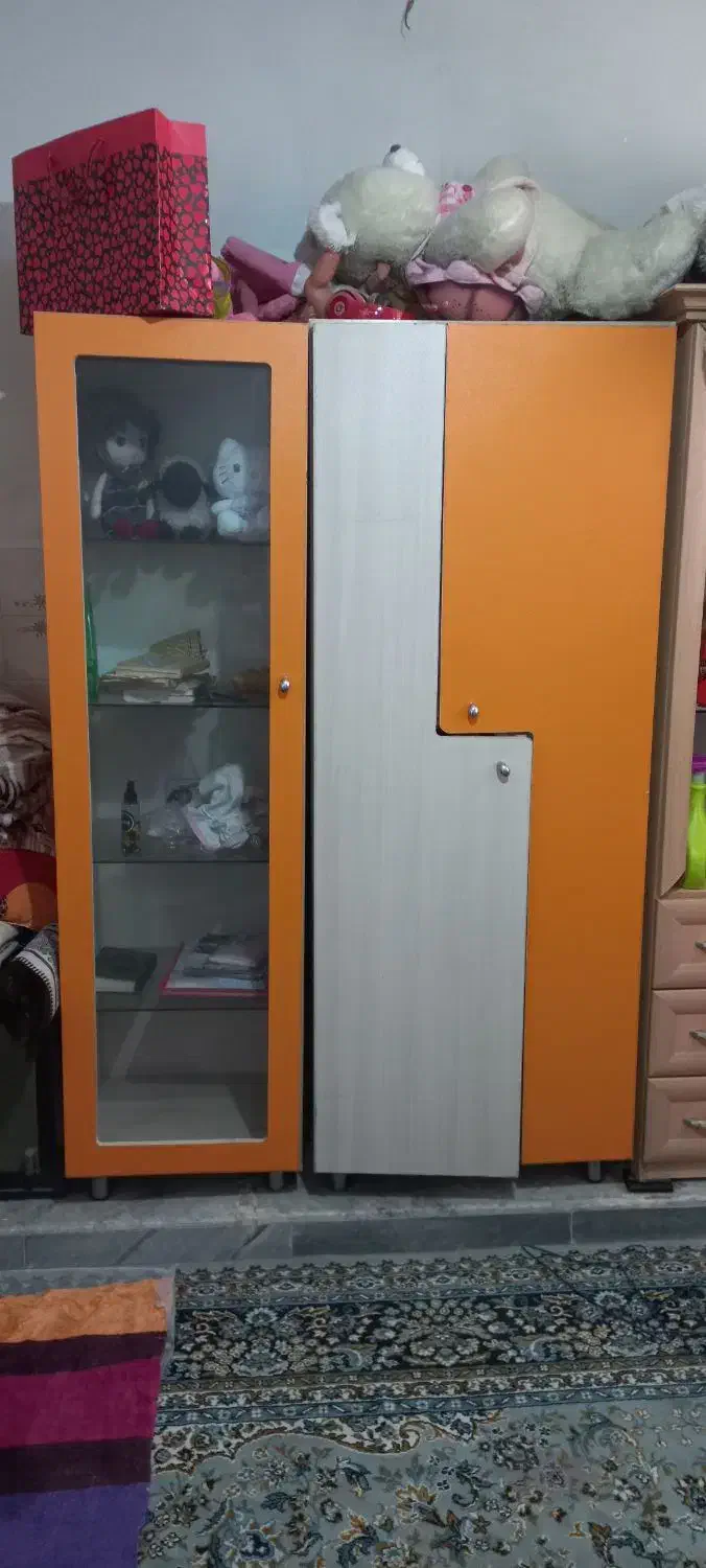 کمد نوجوان|تخت و سرویس خواب|گرمسار, |دیوار