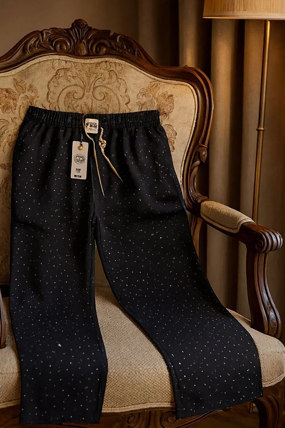 شلوار نگین دار مشکی|لباس|درگهان, |دیوار