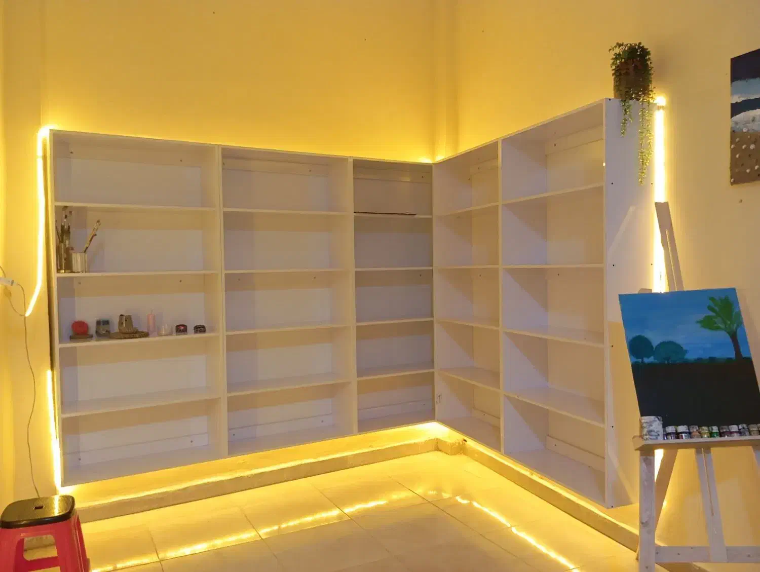 دکور5تیکه نو|کتابخانه، شلف، قفسههای دیواری|رامهرمز, |دیوار