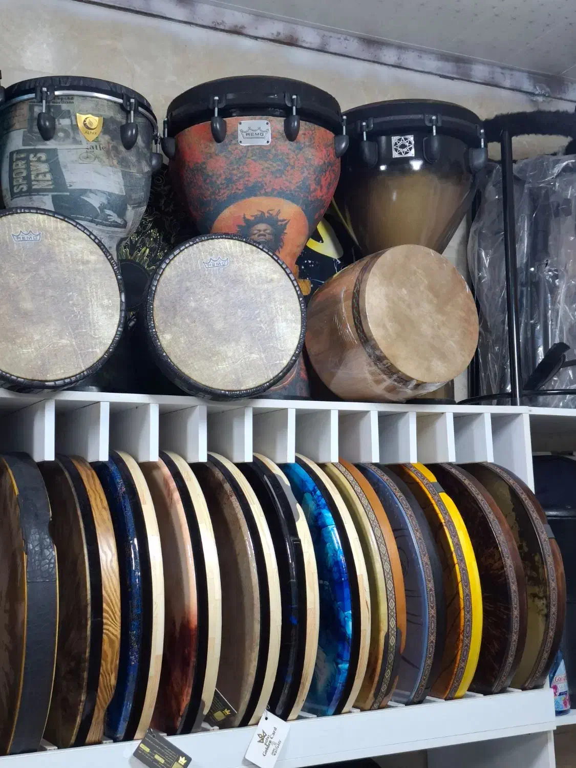 فروش و آموزش ساز های کوبه ای دف تنبک ضربوتمپو|درام و پرکاشن|تاکستان, |دیوار