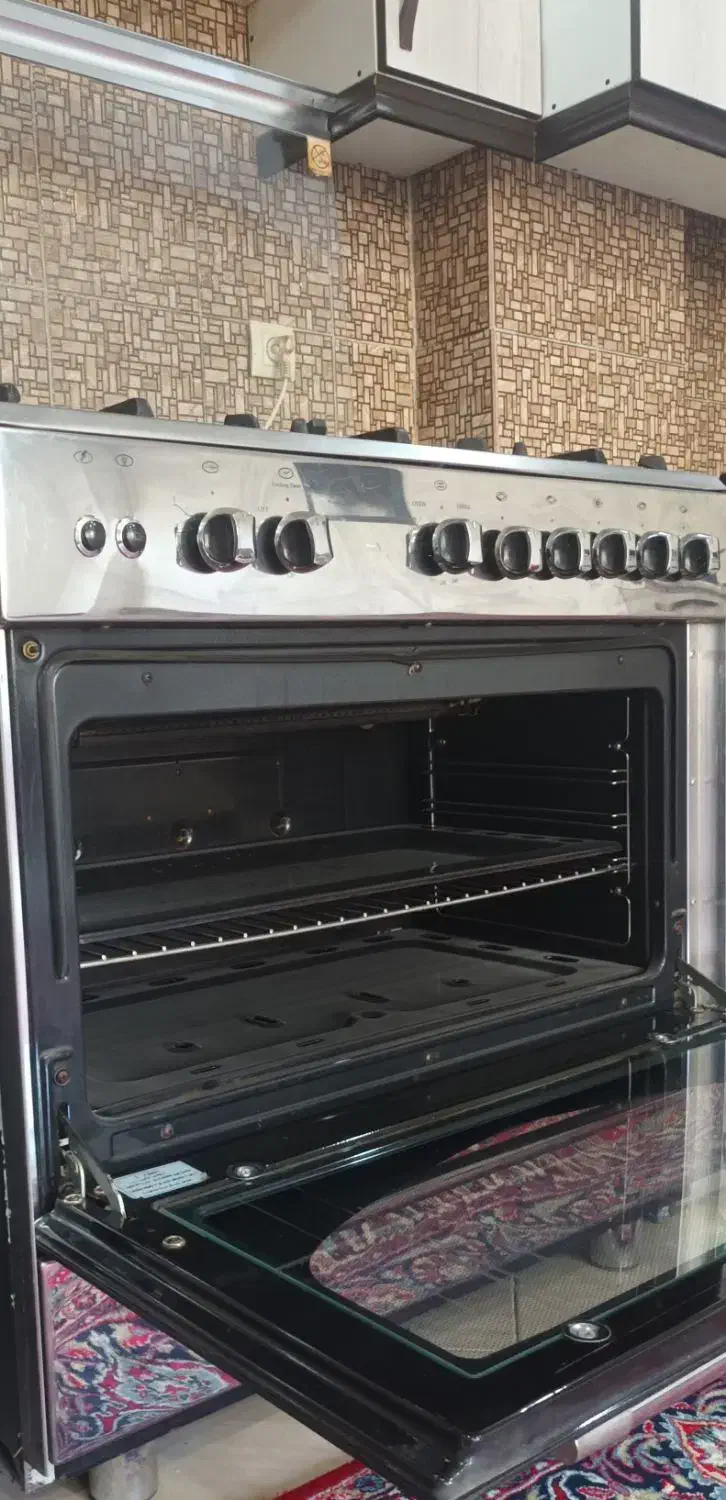 اجاق گاز ۵ شعله تمام استیل لوفرا ایتالیایی|اجاق گاز و لوازم برقی پختوپز|هشتگرد, شهرک ولیعصر (مصلی)|دیوار