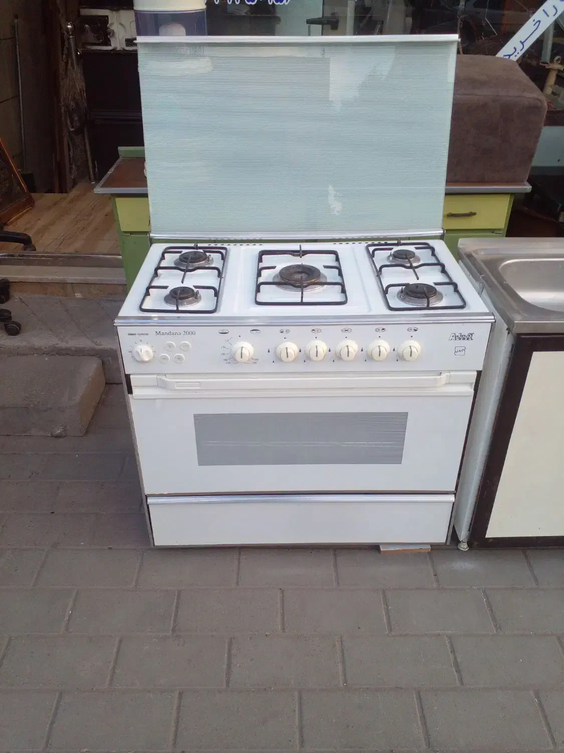 گاز ۵شعله فردار درحد|اجاق گاز و لوازم برقی پختوپز|خوی, |دیوار