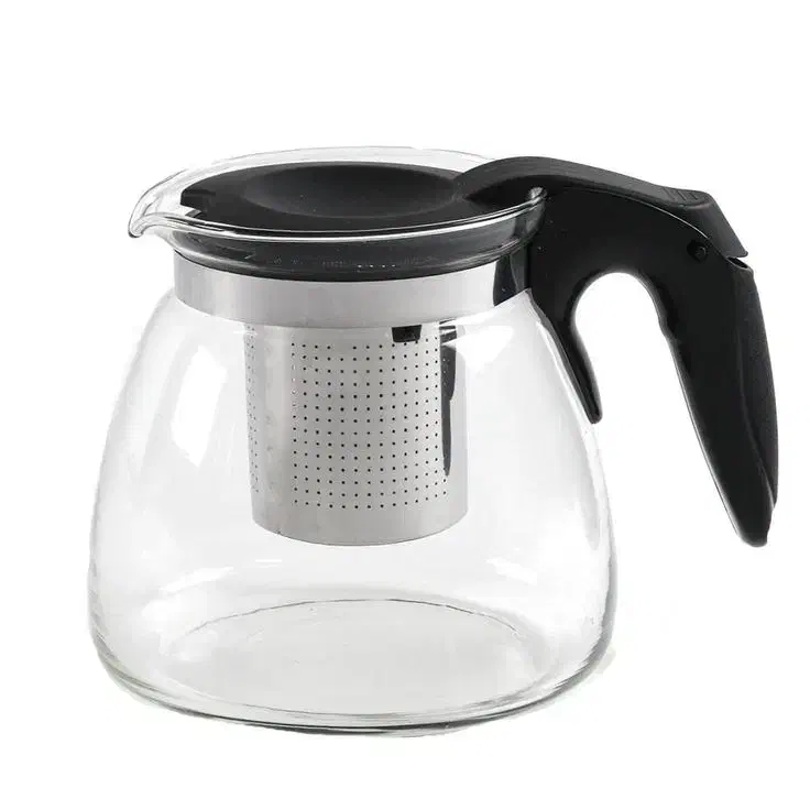 قوری شیشه ای با صافی استیل|قوری، کتری، قهوه‌ساز دستی|ری, شهید غیوری (ابن باویه)|دیوار