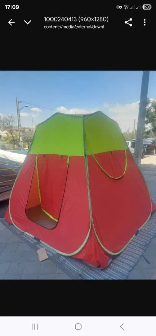 چادر آستر دار مسافرتی پوش دار کف ضخیم|کوهنوردی و کمپینگ|تبریز, |دیوار