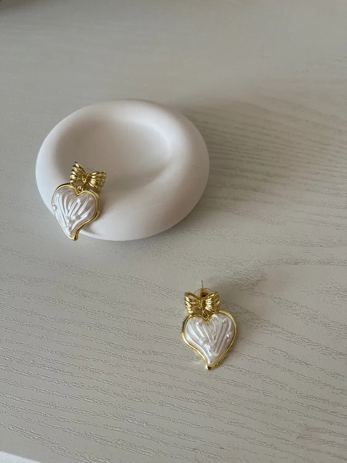 گوشواره قلب و پاپیون|بدلیجات|اصفهان, احمدآباد|دیوار