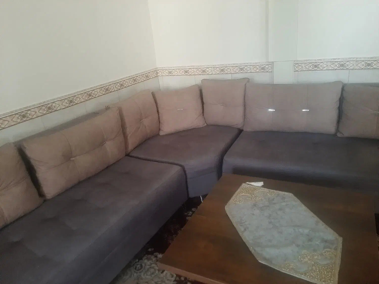 مبل راحتی هفت نفره|مبلمان خانگی و میز عسلی|باغستان, |دیوار