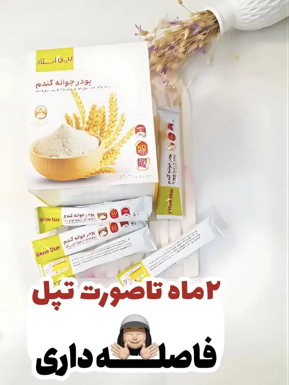 پودر جوانه گندم چاقی صورت صد درصد تضمینی|خوردنی و آشامیدنی|مشهد, رده|دیوار